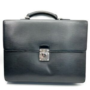 Louis Vuitton Robusto Briefcase in Black Epi Leather - Vintage